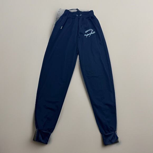 "Perfectly Imperfect" Women’s Small Joggers Black - Picture 1 of 5